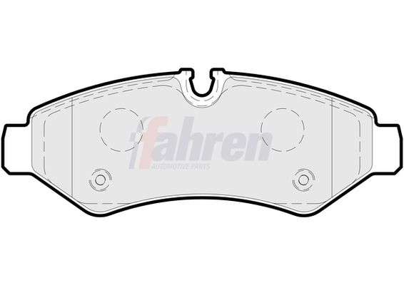 Fahren Brake Pad Set, disc brake FBP3919