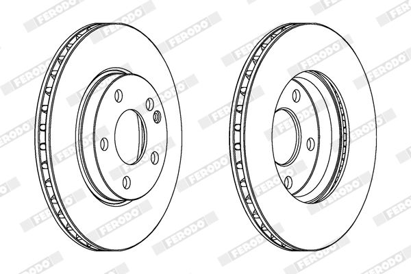 Гальмівний диск, Ferodo DDF1220