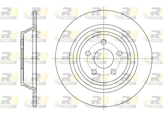 Гальмівний диск, Roadhouse 61604.00