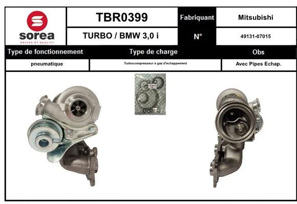 Compresor,sistem de supraalimentare TBR0398 EAI