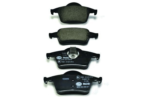 HELLA PAGID 8DB 355 008-871 Brake Pad Set, disc brake