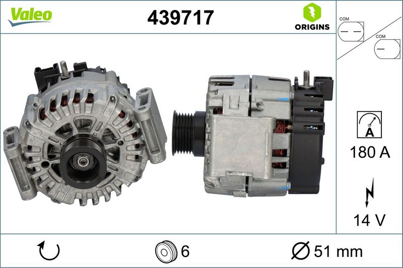 VALEO Dynamo / Alternator 439717