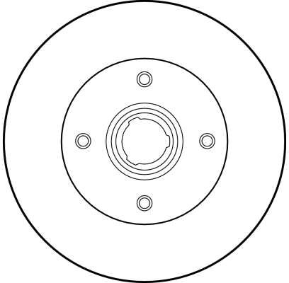 TRW DF1529 Brake Disc