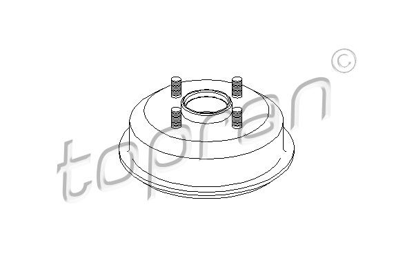 Гальмівний барабан, Topran 301015