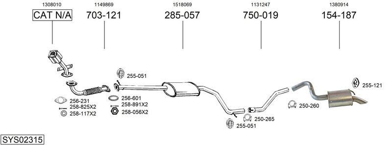 BOSAL Uitlaatsysteem