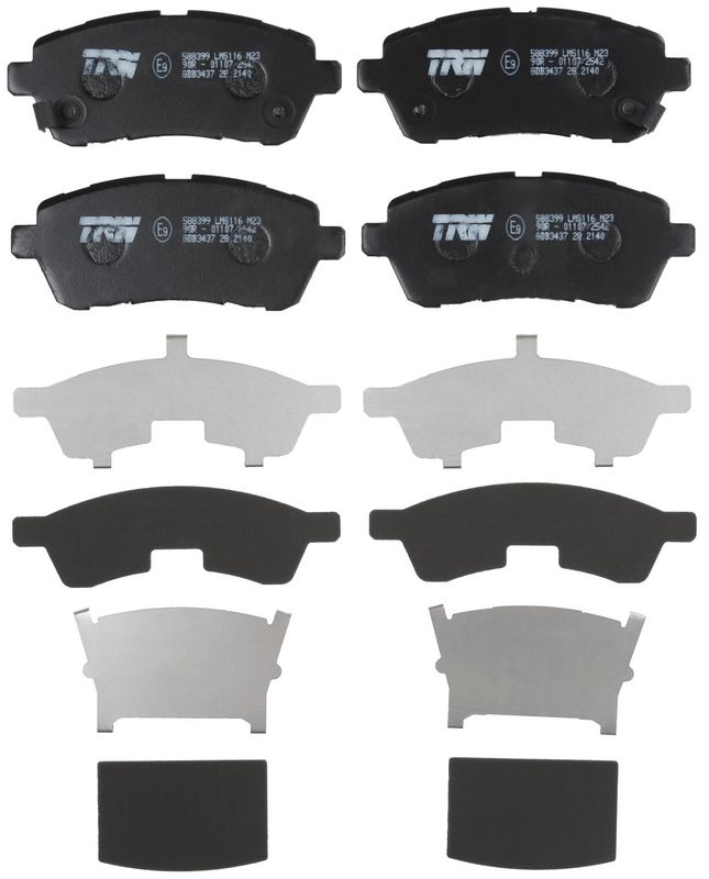 TRW GDB3437 Brake Pad Set, disc brake