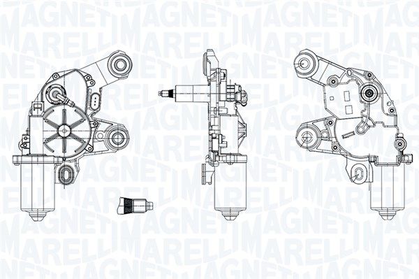 MAGNETI MARELLI törlőmotor 064075400010