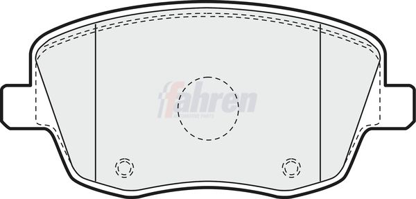 Fahren Brake Pad Set, disc brake FBP3179