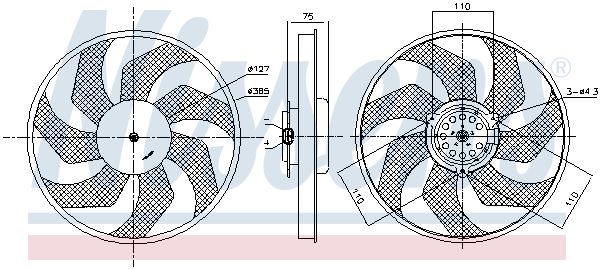 AVA QUALITY COOLING ventilátor, motorhűtés RT7686