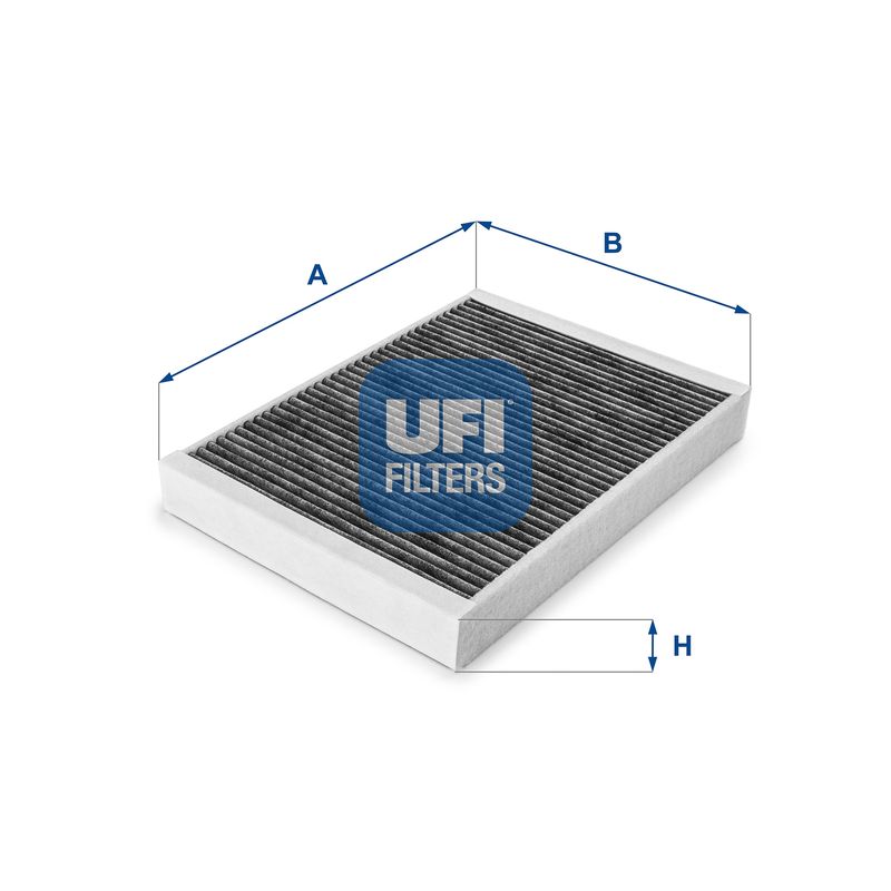 Фільтр, повітря у салоні, Ufi 54.166.00