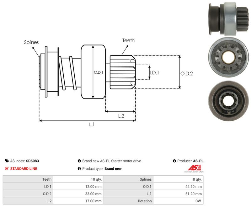 Vabajooks, starter, AS-PL SD5083