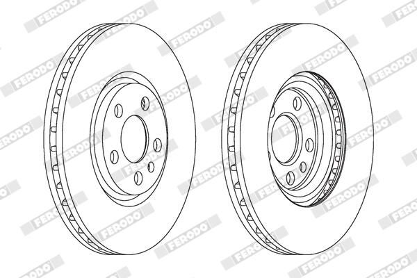 FERODO DDF1165C Brake Disc