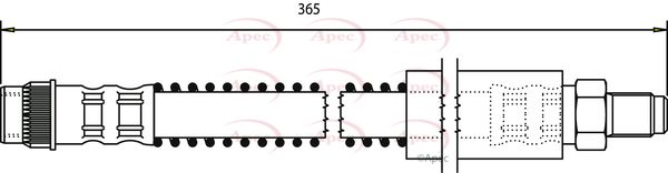 APEC Brake Hose HOS3680