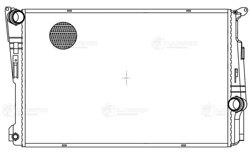 Радіатор, система охолодження двигуна, Luzar LRC26181