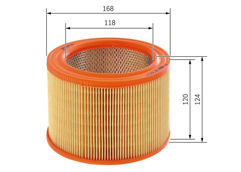 BOSCH 1 457 433 544 Air Filter