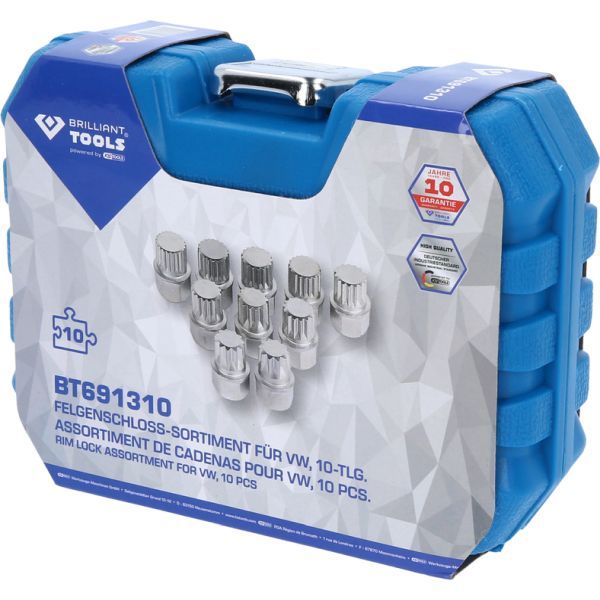 Tööriistade komplekt, veljelukk, KS TOOLS BT691310