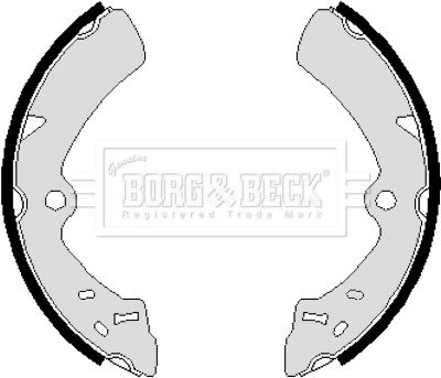 BORG & BECK fékpofakészlet BBS6073