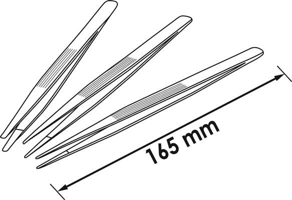 Комплект пінцетів, Vigor V1438
