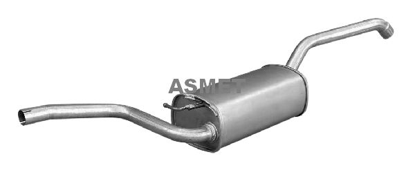 ASMET 07.268 Rear Muffler