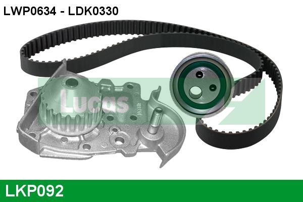 Lucas Water Pump & Timing Belt Kit LKP092