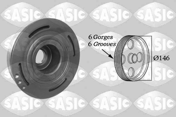 SASIC 2154013 Belt Pulley, crankshaft