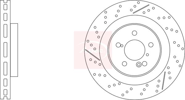 APEC Brake Disc DSK3346