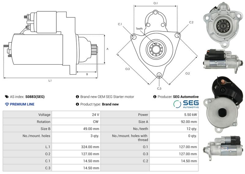 AS-PL S0883(SEG) Starter