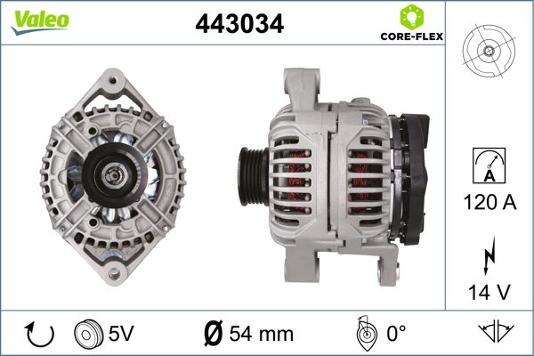 VALEO Dynamo / Alternator 443034