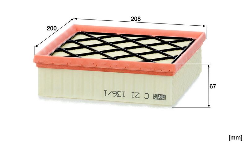 Filtru aer C 21 136/1 MANN-FILTER