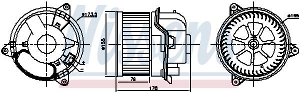 Компресор салону, Nissens 87784