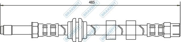 APEC Brake Hose BHO4037