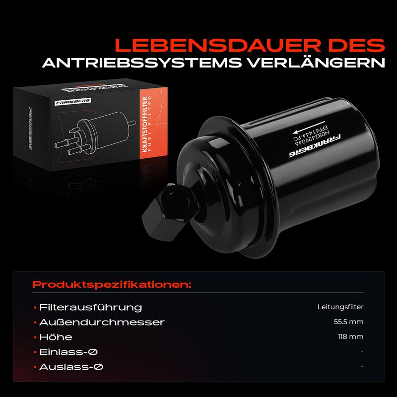Frankberg 5481FB0052275 Fuel Filter