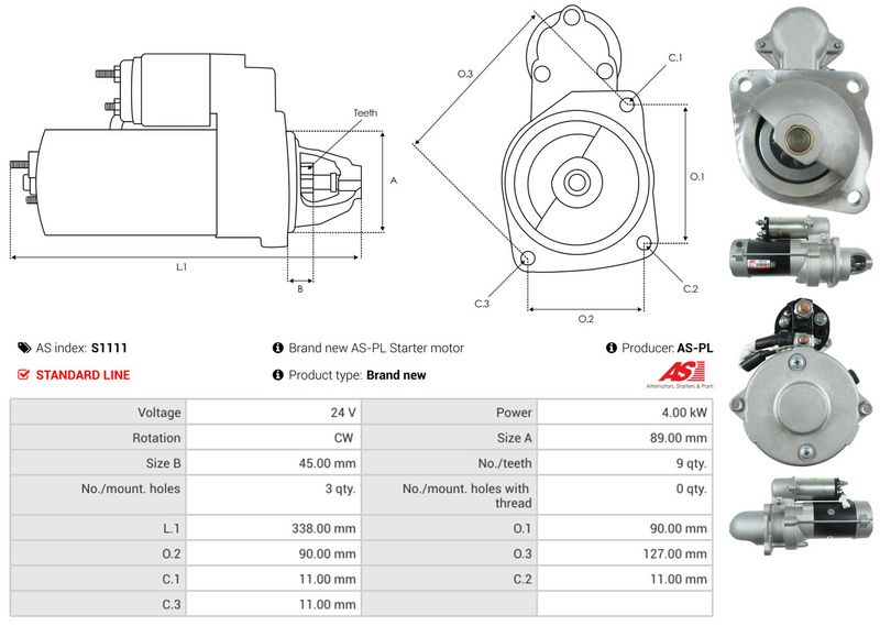 AS-PL S1111 Starter