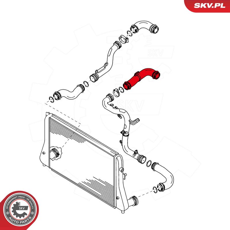 This part match OEM code: 1K0145838N