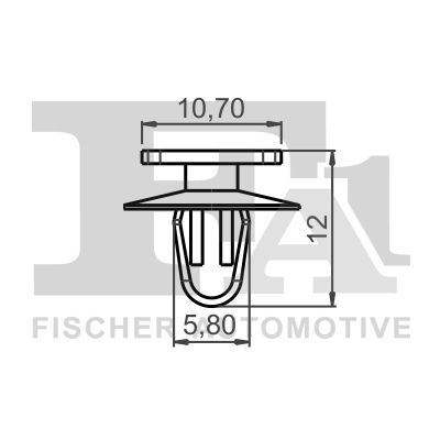 FA1 21-40029.5 Clip, trim/protection strip