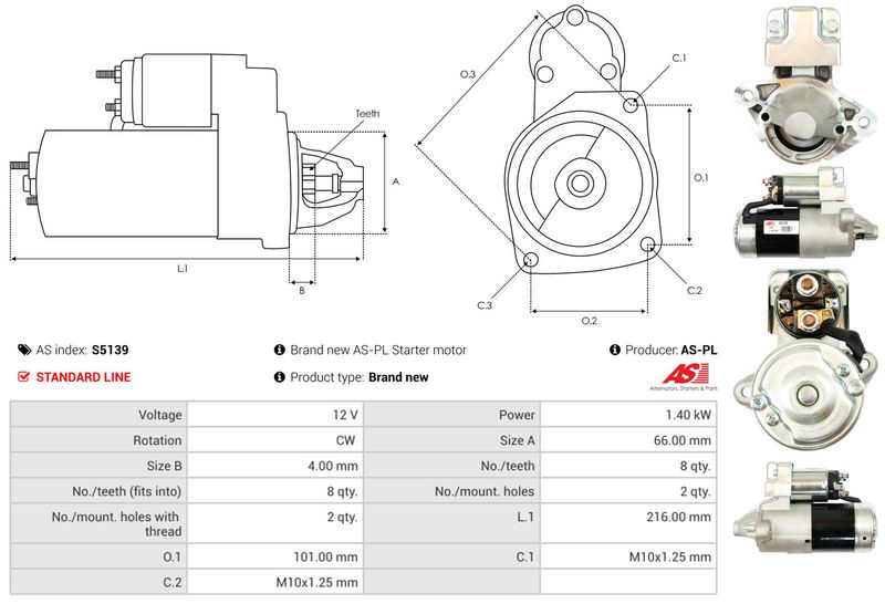 AS-PL S5139 Starter
