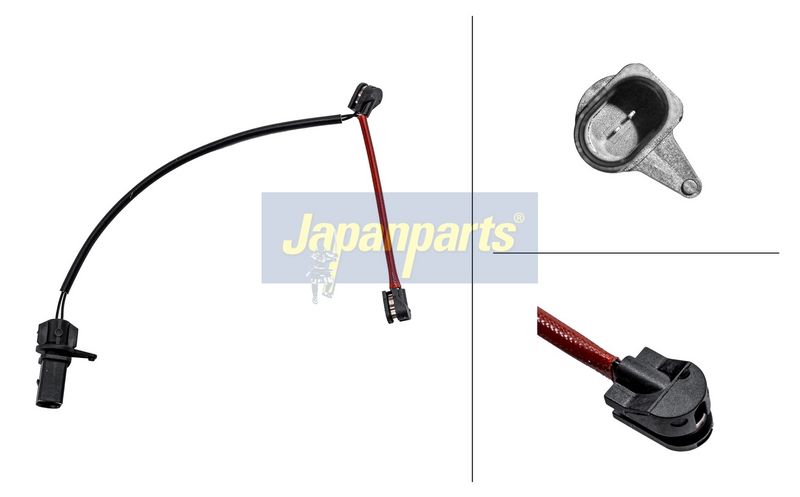 JAPANPARTS Įspėjimo kontaktas, stabdžių trinkelių susidėvėjimas