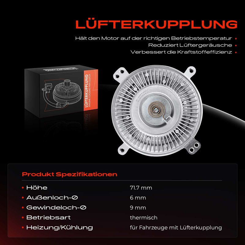 Frankberg 5481FB0027282 Clutch, radiator fan