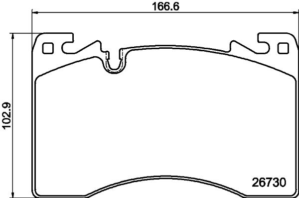 Колодки гальмівні передні LAND ROVER LR157388