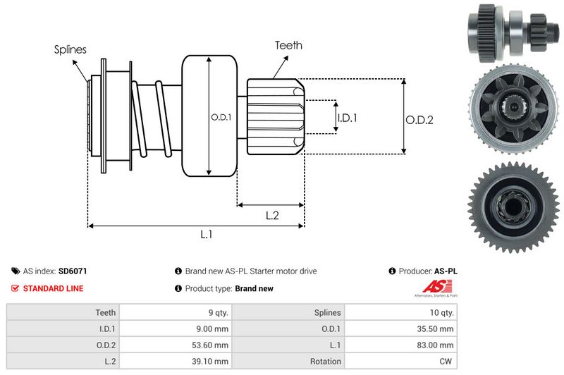 Vabajooks, starter, AS-PL SD6071