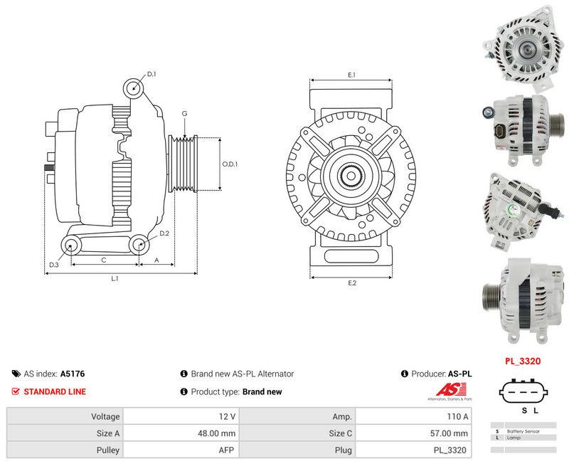 AS-PL A5176 Generatorius