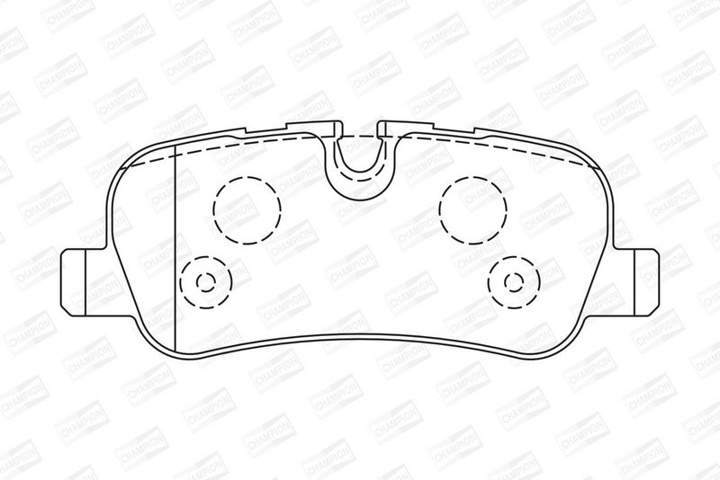 CHAMPION Plaquettes de frein à disque 572522CH