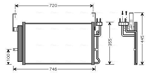 AVA QUALITY COOLING kondenzátor, klíma HY5084D