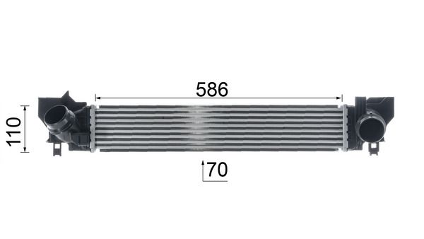 MAHLE CI 621 000P Charge Air Cooler