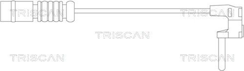 TRISCAN figyelmezető kontaktus, fékbetétkopás 8115 23015