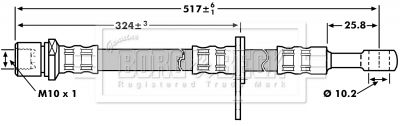 BORG & BECK fékcső BBH7202