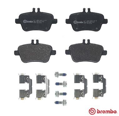 Комплект гальмівних накладок, дискове гальмо, Brembo P50140