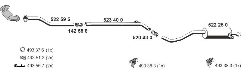 Комплект пильників R-F TOYOTA 0442702580