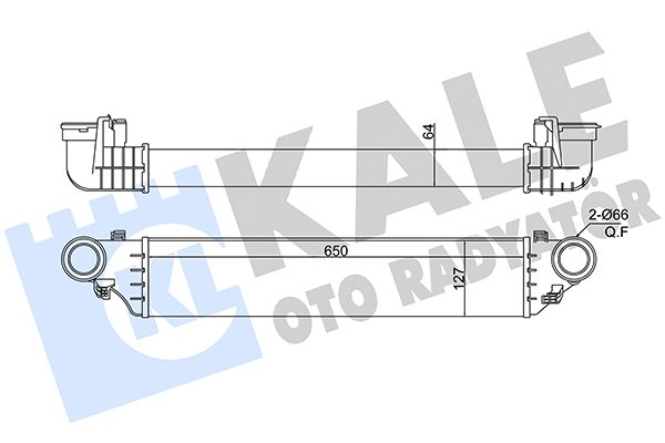 KALE OTO RADYATÖR 375690 - Charge Air Cooler