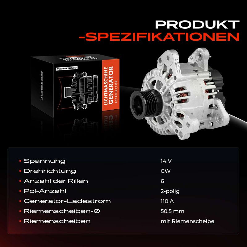 Frankberg 5481FB0032319 Alternator